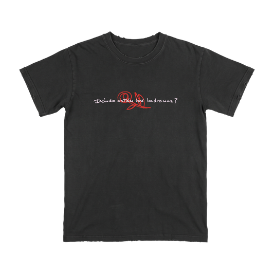 Camiseta negra Throwback desgastada Dell Rose 26