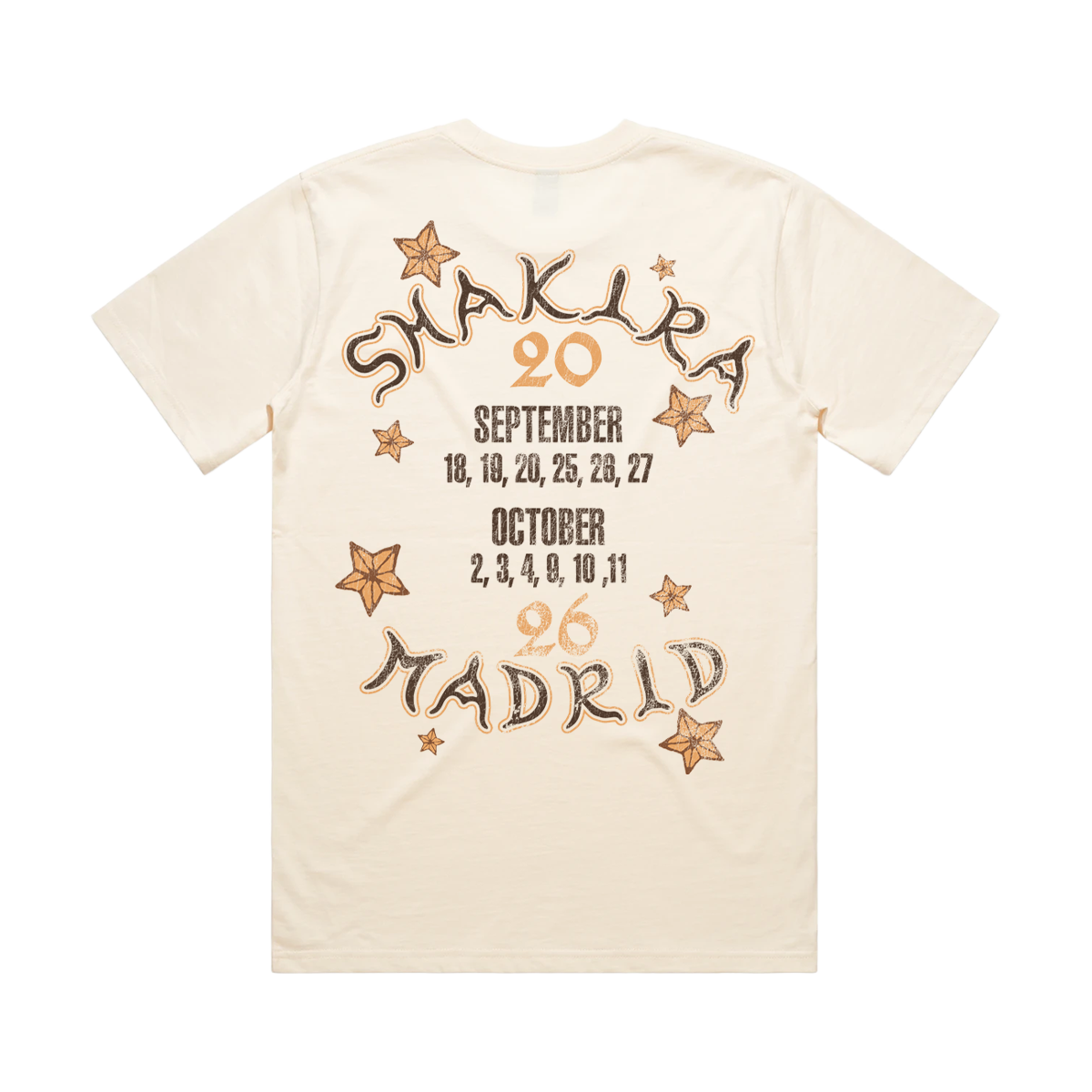 Camiseta color hueso Throwback Laundry Service 26
