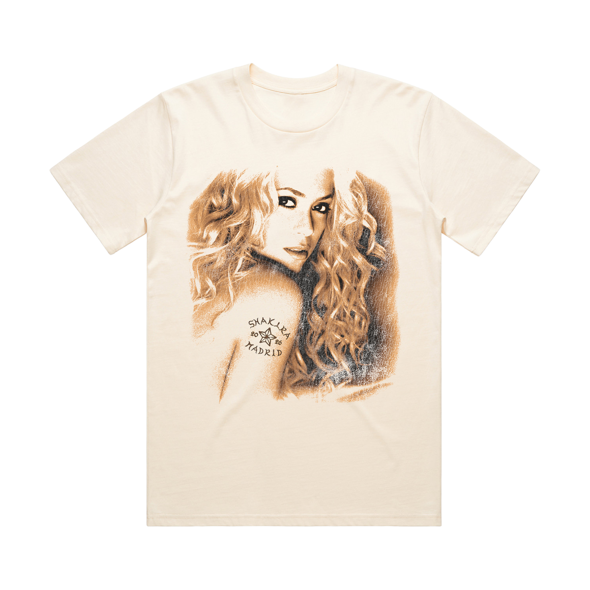 Camiseta color hueso Throwback Laundry Service 26