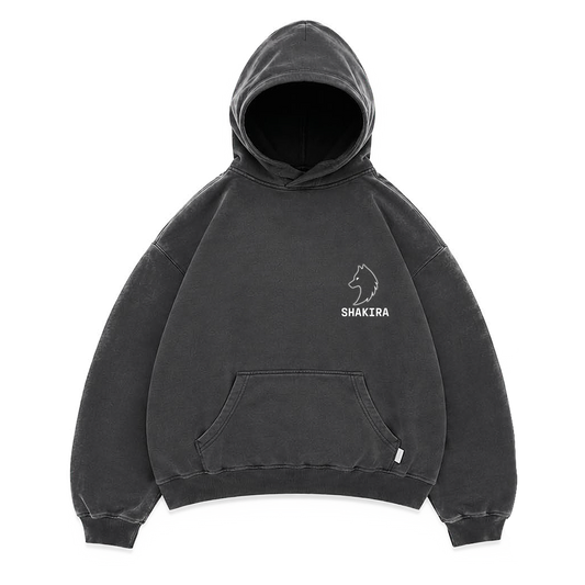 Sudadera con capucha gris Wolf