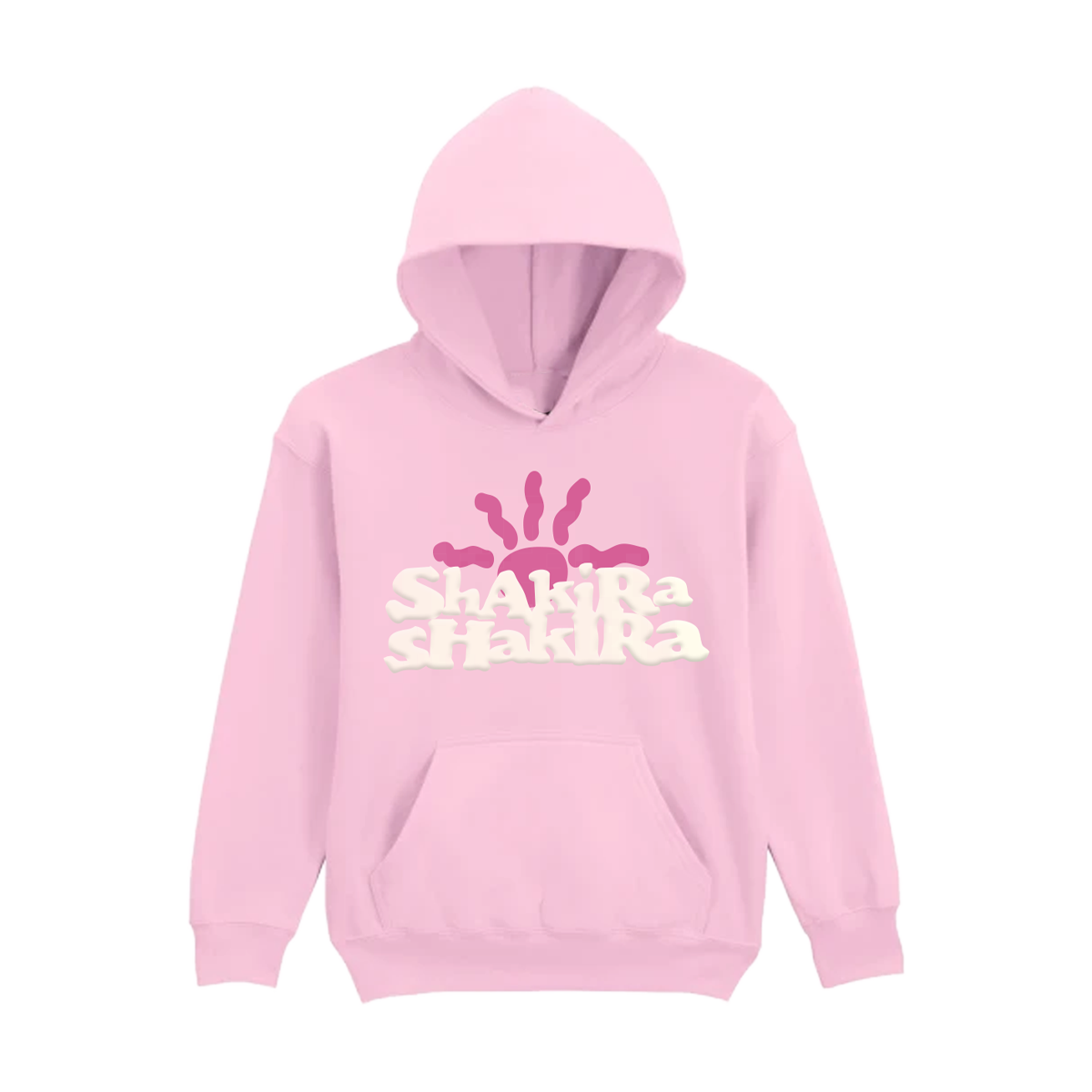 Sudadera con capucha rosa juvenil Shakira Sun