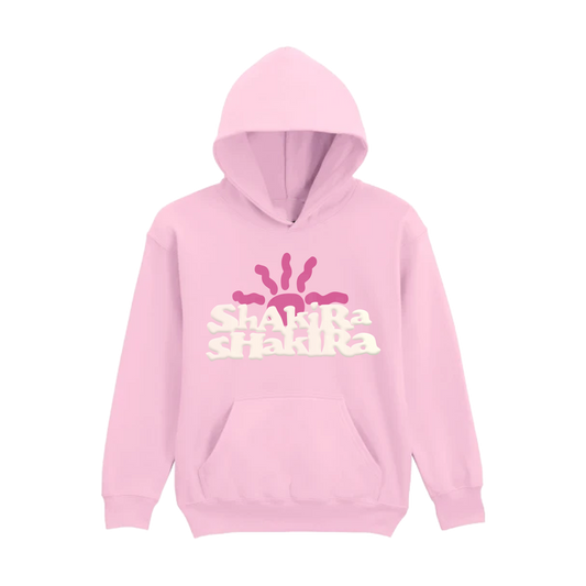 Sudadera con capucha rosa juvenil Shakira Sun