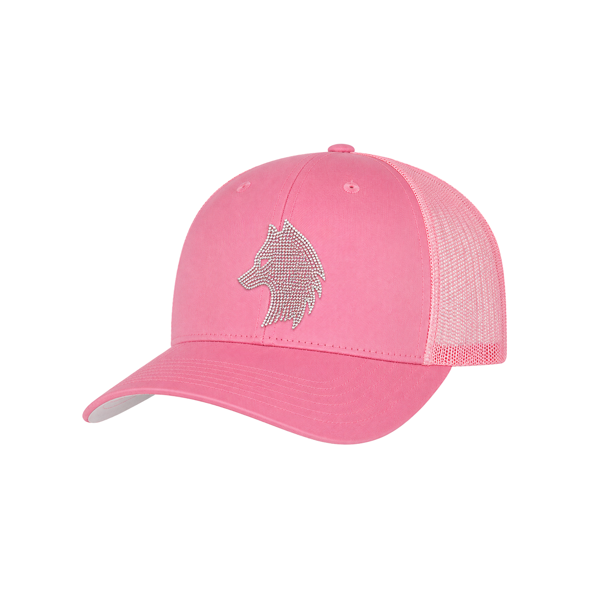 Gorra trucker rosa Wolf