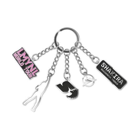 Llavero con 5 charms